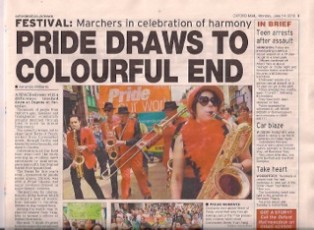 Oxford Mail gay pride 2012